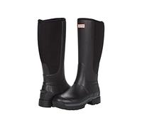 Hunter Womens Field Balmoral Hybrid Tall Knee High Boot, Schwarz, 8 UK