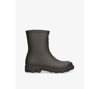 Hunter Womens Hunter Downpour Short Rubber Wellington Boots Brown Eur 41 / 8 UK Women