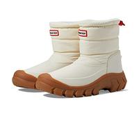 Hunter Womens Beige Wfs2108Wwu-Wwg Intrepid Short Snow Boots UK 8