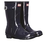 (7 UK, Navy) Hunter Womens/Ladies Original Short Wellington Boots