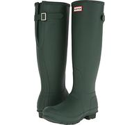 Hunter Original Tall Adjustable Rubber Women's Wellingtons Boots - Hunter Green - Size:UK 4