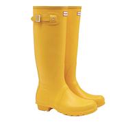 (4 UK, Yellow) Hunter Womens/Ladies Original Tall Wellington Boots
