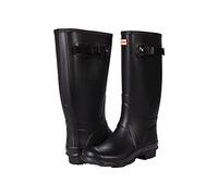Hunter Womens/Ladies Wide Leg Wellington Boots (7 UK) (Black)