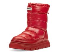HUNTER Women's Maribel S Waterproof Snow Boots, Red Excursion Plain Getaway Solids, 40 EU