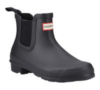 Hunter Womens Matt Black Original Chelsea Boots UK 6/EU 39/US 8