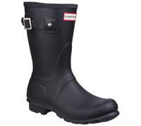 Hunter Womens Matt Black Original Short Wellington Boots UK 4