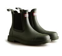 Hunter Womens Matt Green Commando Chelsea Boots UK 5/EU 38/US 7