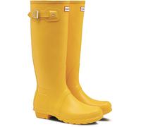 Hunter Womens Matt Yellow Original Tall Wellington Boots
