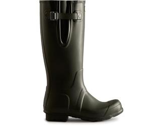 Hunter Women's Mens Original Side Adjustable Rain Boot, Dark Olive, 7.5 UK