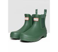 Hunter Womens Original Chelsea Boots - Green Rubber - Size UK 7