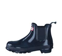 Hunter Womens Original Chelsea Gloss Winter Rain Waterproof Wellies Boots - Navy - 7