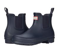 Hunter Womens Original Chelsea Rubber Winter Waterproof Rain Ankle Boots - Midnight - 4 Navy
