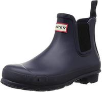 Hunter Womens Original Chelsea Rubber Winter Waterproof Rain Ankle Boots - Midnight - 6