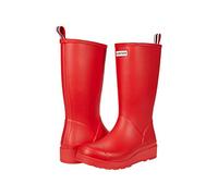 HUNTER Women's Original Play Boot Short/mid Rain, Red Logo, 8 UK