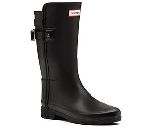 Hunter Womens Original Refined Back Strap Short Wellington Snow Rain Boot