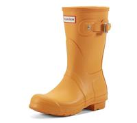 Hunter Original Short Rubber Women's Ankle Boots - Yellow - Size:UK 5