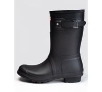 Hunter Original Short Rubber Women's Wellingtons Boots - Black - Size:UK 6