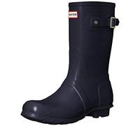 Hunter Women's Original Short Navy Mid-Calf Rubber Rain Boot - 10M