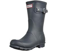 Hunter Womens Original Short Ladies Wellington Boots - Navy - Size UK 7