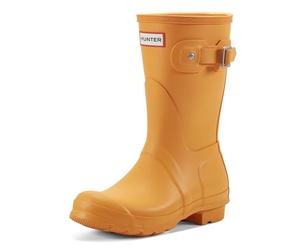 Hunter Women's Original Short Wellington Boots Ankle, Yellow, 40/41