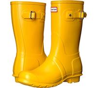 Hunter Women's Original Short Rain Boots Ankle, Yellow, 6 UK