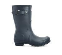 Hunter Womens Original Short Wellington Boots in Navy - Blue Rubber - Size UK 4