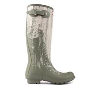 Hunter Womens Original Tall Classic Boots - Green Rubber - Size UK 4