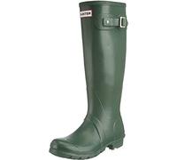 Hunter Womens Original Tall Gloss Rain Boots - Green - 7