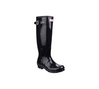 Hunter Women's 'Original Tall Gloss' Wellington Boots in Black | Size: 3 Hunter Black 3