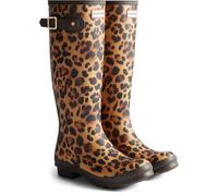 Hunter Womens Original Tall Leopard Boot Leopard Print/Choco