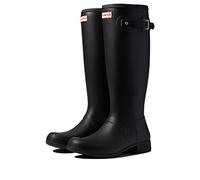 Hunter Womens Original Tour Rubber Black Black Boots 7 UK