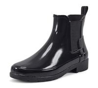 Hunter womens refined chelsea gloss, Chelsea Boot, schwarz,
