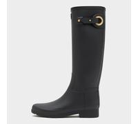 Hunter Women's Refined Tall Eyelet Wellington Boots - Black, Black
