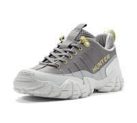 Hunter Women's Sara Waterproof Sneaker, Medium Grey Multi, 9 UK