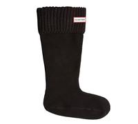 HUNTER Womens Tall Cardigan Welly Socks Apparel Black Large