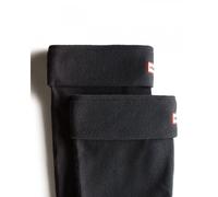 Hunter Womens Tall Fleece Welly Socks - Black Cotton - Size Large