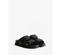 Hunter Womens Vegan Synthetic Sandal - Black - Black - UK5 EU38 US7