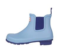 HUNTER Women's W Org Chelsea Rma Wellington Boots Natural, Bouvet Blue Balder Blue, 7 UK