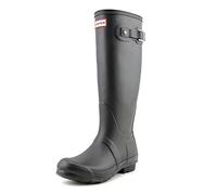 Hunter Women's ORG Tall Warm Lining Rain Boots, Black, 4 UK