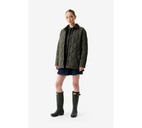 Hunter Women's Witton Quilted Shacket Kambaba in Green | Size: Medium Hunter Green M