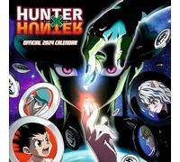 Hunter x Hunter 2024 Brochure Calendar. Diary with space for notes and fantastic pictures from the popular Manga range. Great gift idea for anime fans. 12 x 12 inches