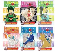 Hunter x Hunter Manga Set, Vol. 1-6 by Yoshihiro Togashi