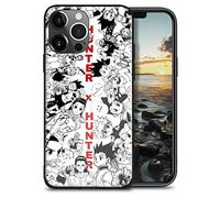 Hunter x HxH Anime Fans Case - Black Border, Soft Silicone and Anti-Scratch Phone Cover for iPhone 14 Pro