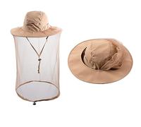 HunterBee Mosquito Netting Hat Fishing Veil Beekeeper Cap Bee Net Beekeeping Hood