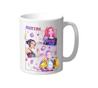 Hunters Anime Mug Funny Coffee Mug Gift Idea for Fans of Zoey Rumi Mira Merch Cup Office School Ceramic, 330 ml (B)