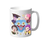 Hunters Anime Mug with Handles Funny Coffee Mug Gift Idea for Fans of Zoey Rumi Mira Merch Cup Office School Ceramic, White, 330 ml (Style-6)