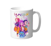 Hunters Anime Mug with Handles Funny Coffee Mug Gift Idea for Fans of Zoey Rumi Mira Merch Cup Office School Ceramic, White, 330 ml (Style-1)