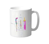Hunters Anime Mug with Handles Funny Coffee Mug Gift Idea for Fans of Zoey Rumi Mira Merch Cup Office School Ceramic, White, 330 ml (Style-8)