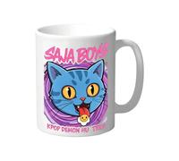 Hunters Anime Mug with Handles Funny Coffee Mug Gift Idea for Fans of Zoey Rumi Mira Merch Cup Office School Ceramic, White, 330 ml (Style-3)
