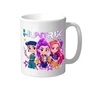 Hunters Anime Mug with Handles Funny Coffee Mug Gift Idea for Fans of Zoey Rumi Mira Merch Cup Office School Ceramic, White, 330 ml (Style-7)